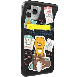 [S2B] Kakao Friends Travel Color Bulletproof Card Case - Jelly Case, Slim Case, Card Case, Bumper Case-Made in Korea